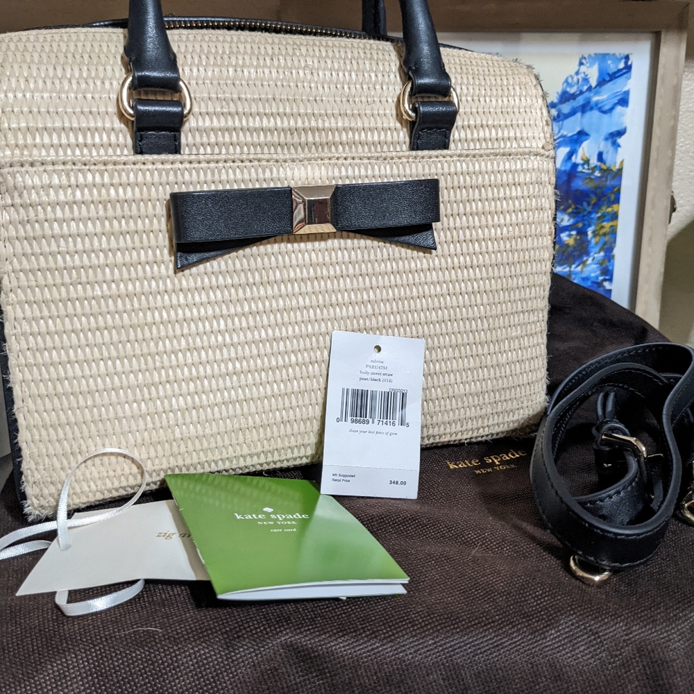 Kate Spade Holly Street Straw Purse